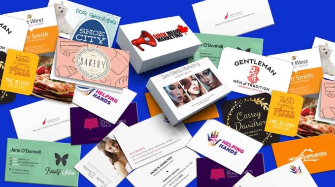 A Business Card Spread Siren Media Marketing