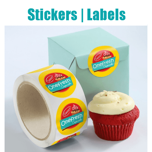 roll of labels and stickers