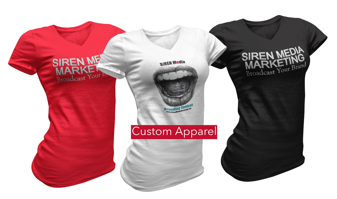 custom t shirts siren media marketing