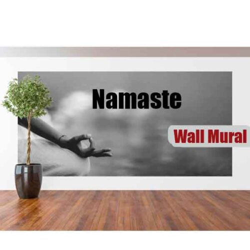 Wall Mural Says Namaste Siren Media Marketing