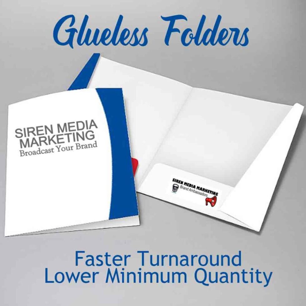 Glueless Presentation Folders