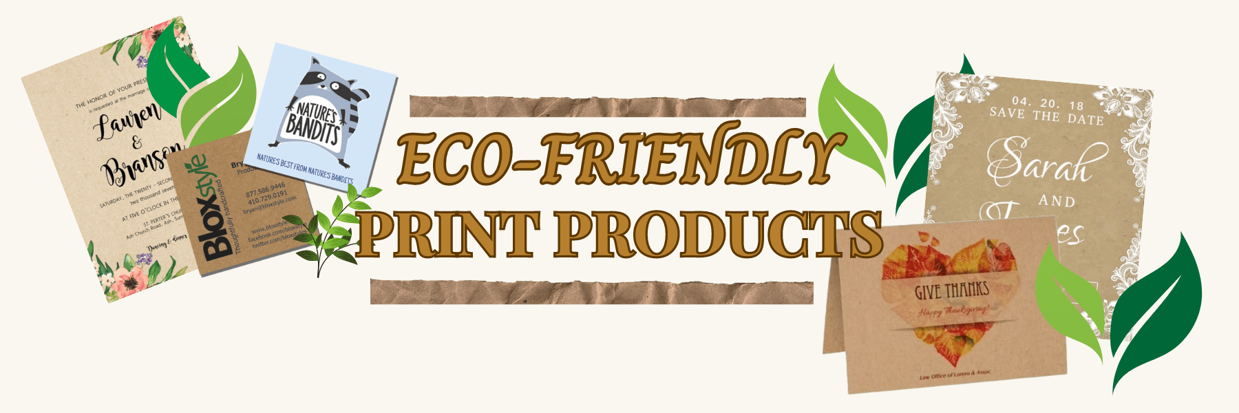 eco - friendly print products