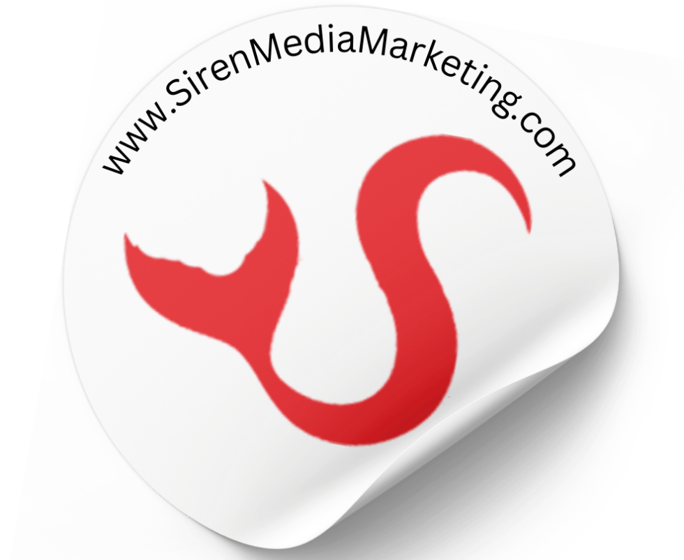 siren media marketing brand sticker