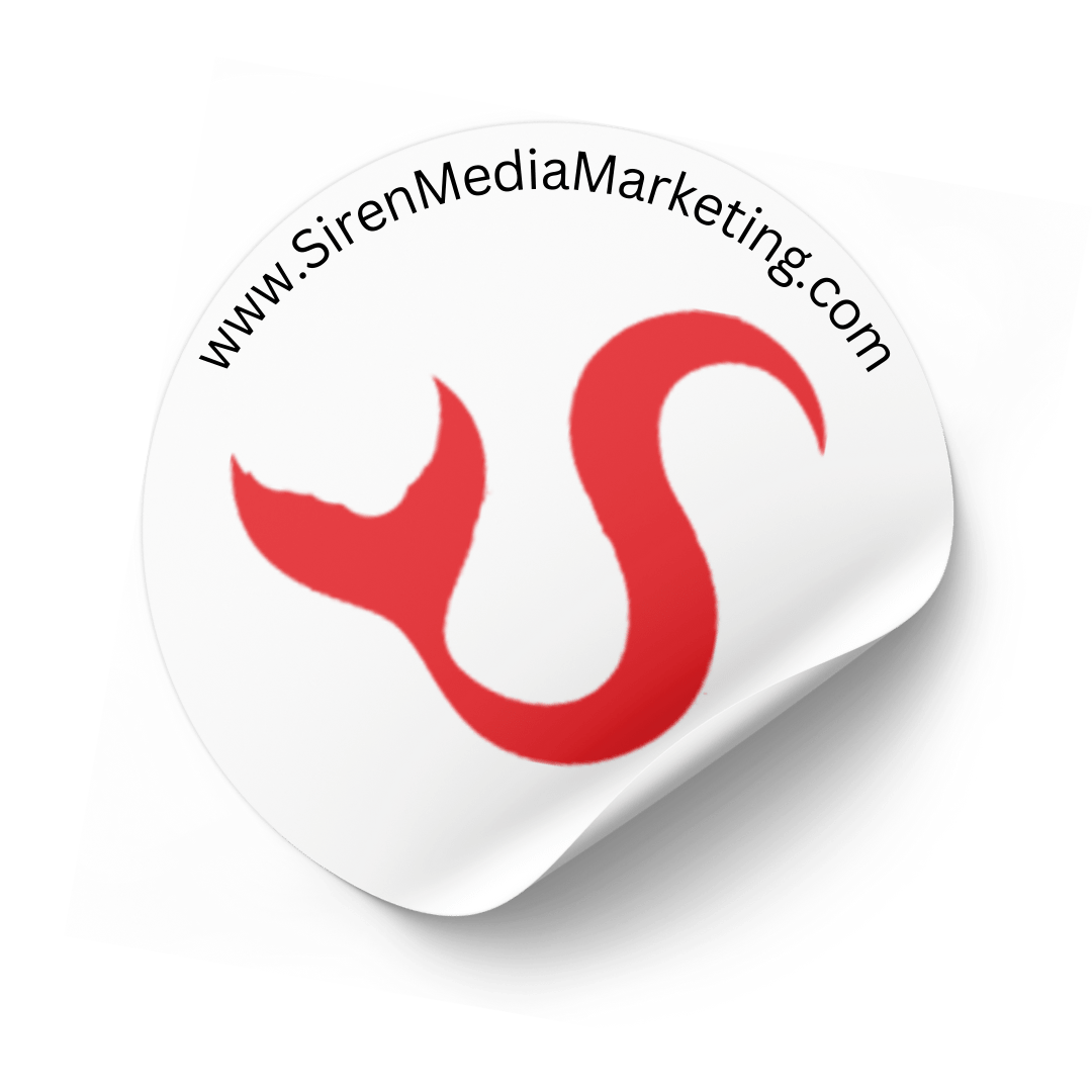 siren media marketing brand sticker